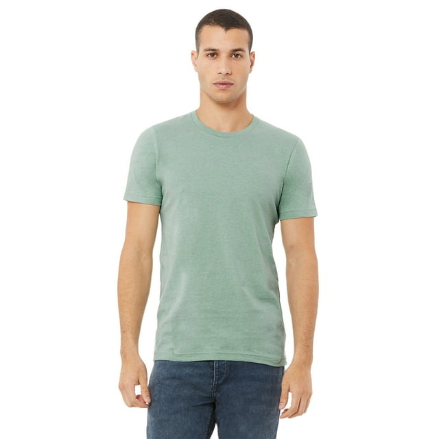 Bella + Canvas T-Shirt Unisexe en Jersey CVC Chiné