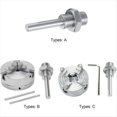 thumbnail image 3 of Mandril de Torno de 4 Mordazas Z011, Minimandril de Torno con Biela y Llave, Mandriles Autocentrantes para Torneado de Madera, Tornos Eléctricos, 3 of 5