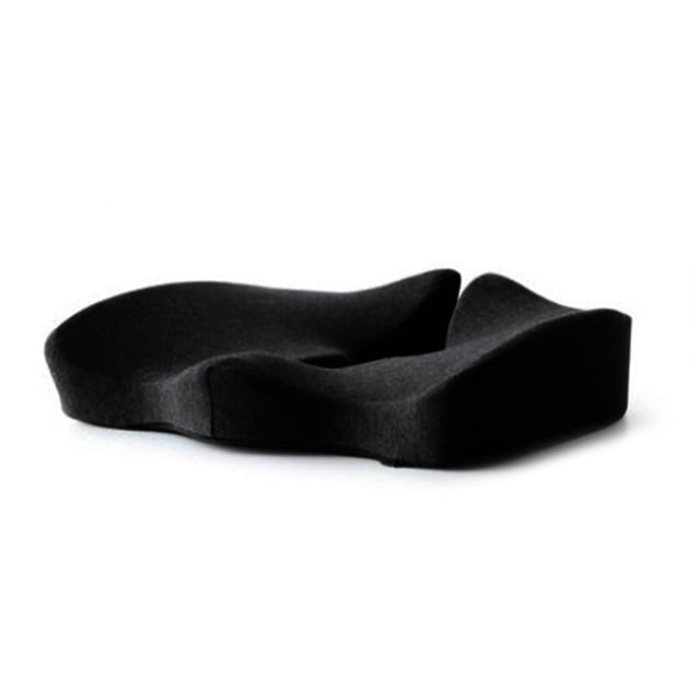 Cojín de silla de cojín de oficina para aliviar el dolor con soporte de columna vertebral transpirable de espuma viscoelástica