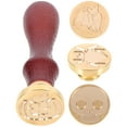 thumbnail image 1 of Shisuyan Diy Seal Stamper Assorted Color Round Square Sealing 5 Pcs 3.5x1in, 1 of 8