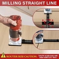 thumbnail image 2 of Router Milling Groove Bracket,Router Guide Router Circle Cutting Jig, 2 of 5