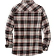 thumbnail image 3 of Legendary Whitetails Women's Cottage Escape Flannel Long Sleeve Plaid and Solid Color Clothes for Women, Fitted Button Down, 3 of 6