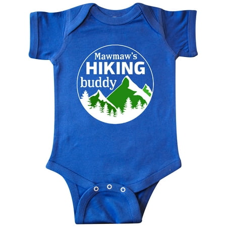 

Inktastic Mawmaw s Hiking Buddy with Mountains and Trees Gift Baby Boy or Baby Girl Bodysuit