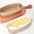 thumbnail image 3 of Coofit Cake Pan Oval Shaped - DIY Nonstick Cheese Cake Mold Bread Loaf Pan for Baking, 3 of 8