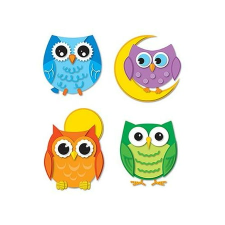 Shoplet Best COLORFUL OWLS TATTOOS SCBCD-101046-17 (Pack of 17)