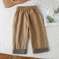 thumbnail image 5 of TinyBloomm Toddler Boys Girls Striped Sport Trousers Kids Casual Pants, Size 12-18 Months, 5 of 5