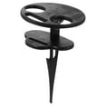 thumbnail image 5 of KAKOWELY 1 Pce Table à Vin d'Extérieur Portable pour Cour, Table Ronde à Double Couche, Petite Table, 11.81"X7.87"X7.87 Pouces, 5 of 5