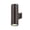 Bronze, variant on Wac Lighting Ds-Ws05-Ss Tube Architectural 1 Light 7" Tall Led Outdoor Wall Sconce -