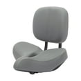 thumbnail image 3 of LOVIVER Bike Seat with Backrest Comfortable Cycling Biking Outdoor Adjustable Height Gray, 3 of 8