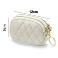 thumbnail image 2 of RFID Credit Card Holder for Women Small Leather Zipper Card Case Wallet with Removable Keychain, 2 of 5