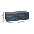 thumbnail image 2 of Durham 030-95 Gray Cold Rolled Steel Storage Cabinet, 33-3/4" Width x 12-7/8" Height x 11-3/4" Depth, 18 Drawer, 2 of 2