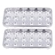 thumbnail image 1 of Molde Para Bandeja De Hielo De Acero Inoxidable, Molde Seguro De Doble Capa Para Hacer Bolas De Hielo De 18 Rejillas Para Fiesta Y Bar, 1 of 7