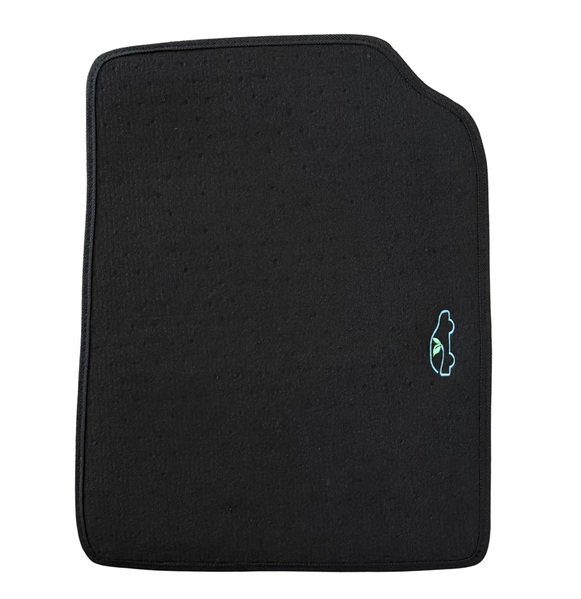 Carpet Floor Mats For 2015 to 2022 Chevrolet Colorado and GMC Canyon, Driver Heel Pad, Front and Rear, Black