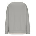 thumbnail image 4 of Workout Tops for Women Viikei Womens Tops Long Sleeve Clearance Fall Clothes,Long Sleeve Womens Tops,Womens Round Neck Sweater Sports T-Shirt Base Long Sleeved Top Gray L（2）, 4 of 6