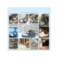 thumbnail image 4 of Cuenco Surrunme de acero inoxidable o cerámica para gatos, cuenco doble para perros, bebedero automático, dispensador de comida y bebida para mascotas, 4 of 5
