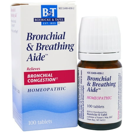 Bronchial Asthma Relief - Boericke & Tafel Bronchial & Breathing Aide Tablets, 100 Ct