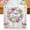 Ivory, variant on Spring Floral Table Runner 36 Inches Long for Kitchen Dining, Watercolor Easter Eggs Wreath Plants Beige Dresser Scarf Farmhouse, Dining Table Decorations for Wedding/Parties, 13 x 36 In