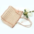 thumbnail image 2 of Women Straw Shoulder Bag Tote Summer Beach Woven Handmade Weaving Handbag - Beige, 2 of 6