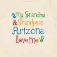 thumbnail image 4 of Inktastic Arizona Grandma Grandpa Love Me Boys or Girls Baby T-Shirt, 4 of 5