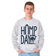 thumbnail image 5 of Hump Day Funny Camel Office Workout Sweatshirt for Men or Women Brisco Brands 2X, 5 of 6