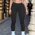 thumbnail image 2 of Sngxgn Winter Warm Lined Leggings Women,Thick Thermal Tights(Black,M), 2 of 5