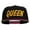 Black Pink, variant on Queen Embroidered Two Tone Snapback Cap - Royal Orange OSFM