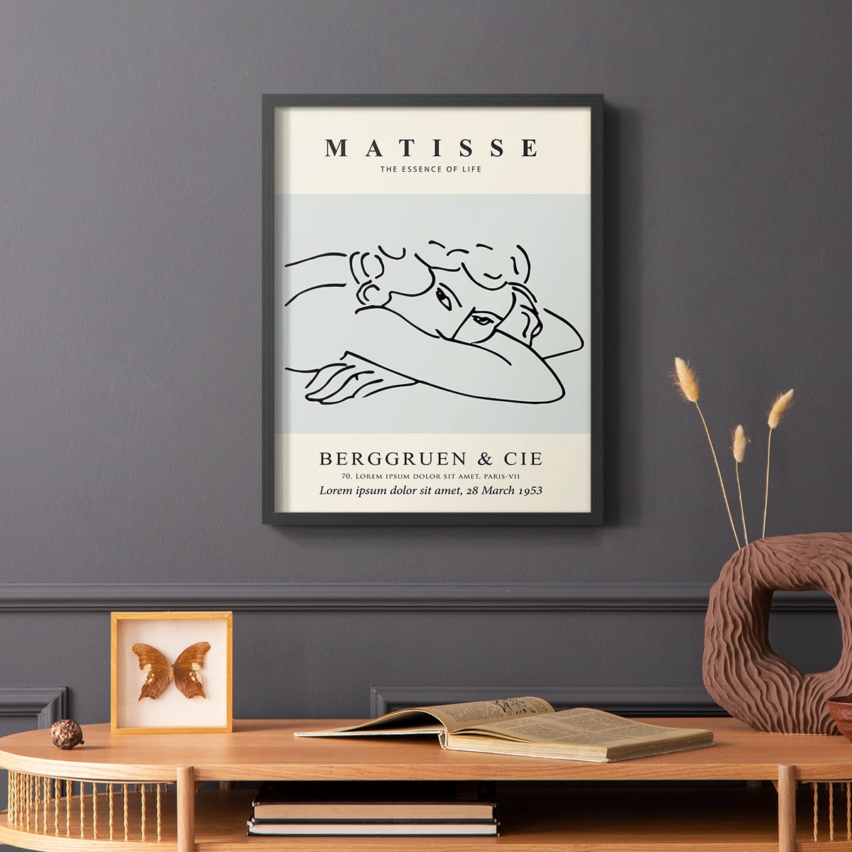 Matisse L Framed Print - Solid Wood