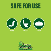 Green Gobbler Septic Saver Septic Tank Treatement Pods - Use Monthly to Reduce Backups, Overflows and Foul Odor - 12 Month Supply