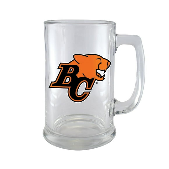 LICENCE OFFICIELLE CFL 15OZ BEER STEIN BC LIONS
