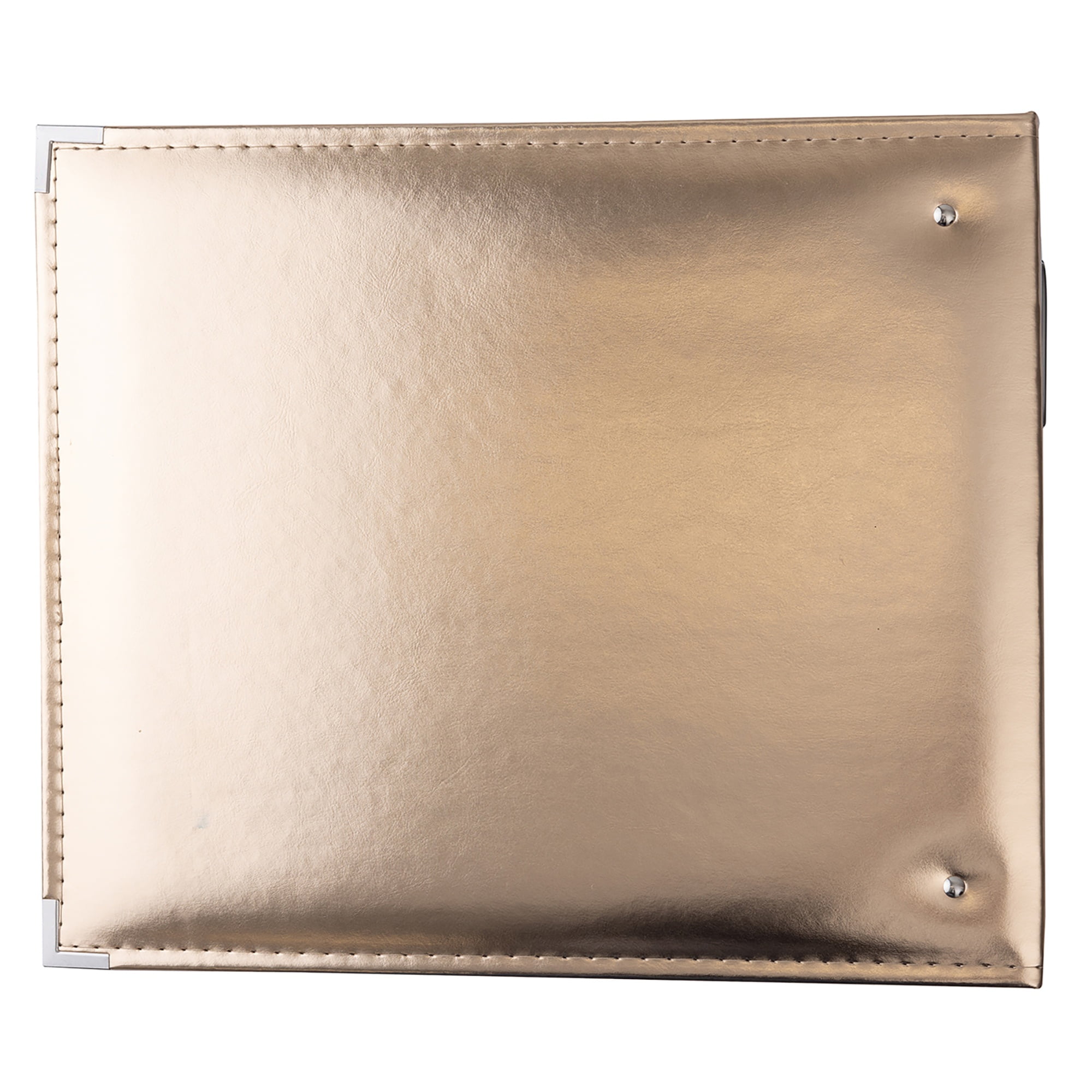 Scrapbook Leather Gold 12X12
