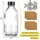 thumbnail image 2 of Botellas de vidrio AOZITA 120 ml con tapas y embudos, paquete de 20, 2 of 9