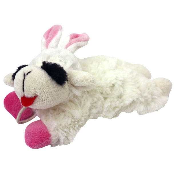 Multipet Lamb Chop Easter Plush Dog Toy, Small