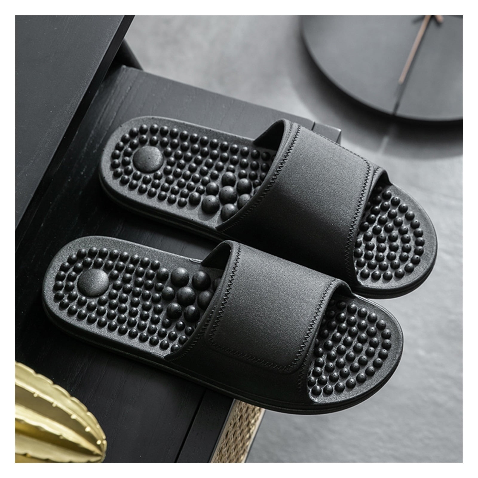 Acupressure Massage Slippers for Women, Pain & Stress Relief, Non-Slip, EVA  Material