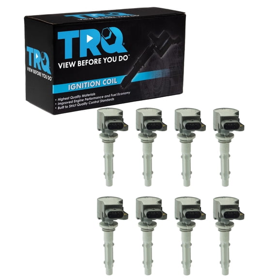 TRQ Engine Ignition Coil Set of 8 for CL550 CLK550 CLS550 E550 G550 GL450 ICA61656 Fits select: 2007-2011 MERCEDES-BENZ S, 2007-2012 MERCEDES-BENZ GL
