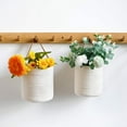Plant Hanging Basket Wall Hanging Storage Baskets Rope Planter Baskets