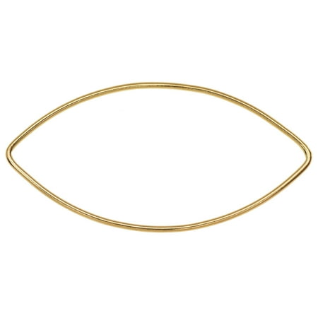 - Marquise Link Component, Closed 18 Gauge Wire 45x20mm, 1 Piece, 14K Gold Filled