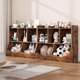 thumbnail image 2 of Qinaqin 3-Tier de Profundidad Madera Toy Organizador Almacenamiento & 5-Section Bookshelf 36\, 2 of 7