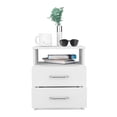 thumbnail image 4 of TUHOME Napoles Night Stand - White  Engineered Wood - For Bedroom, 4 of 7