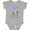 AC-Heather Grey, variant on Inktastic Daddy's Lil' Dragon Boys or Girls Baby Bodysuit