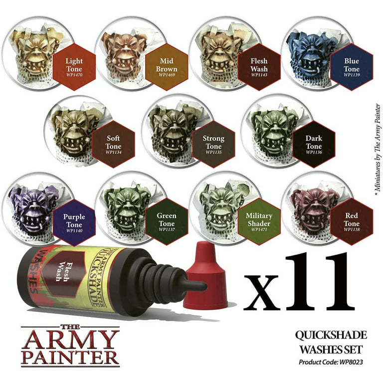  The Army Painter: Washes & Quickshades