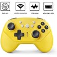 thumbnail image 4 of Ave Bluetooth Gamepad para Nintendo Switch, Switch Lite Controller Gamepad, eje de giroscopio y doble vibración (amarillo) Sincero  Hogar, 4 of 7