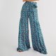 thumbnail image 2 of Pantalones largos de pierna ancha informales con estampado Floral para mujer a la moda Fridja  alkflakhf32724, 2 of 9