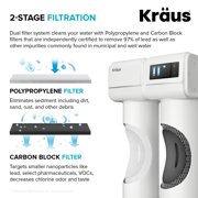 Kraus FS-1001-FF-100MB Purita 1 GPM Cold Water Dispenser - Black