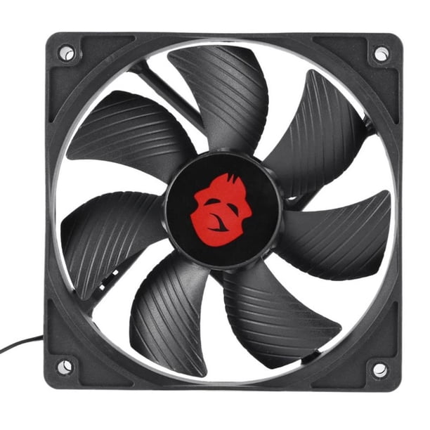 Ventilador de chasis de escritorio de alta velocidad de 12 cm y 4 pines Radiador de caja de PC de gran volumen de aire