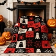 thumbnail image 2 of AuroraX Halloween Fleece Throw Blanket Decor Cozy Flannel Nap Blanket Warm Soft Printed Bedroom Seasonal Home Decor Blanket, 2 of 9