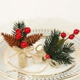 thumbnail image 3 of 3 Unids Pino Servilleteros Servilleteros s de Servilletas de Navidad Nupcial Vintage Servilleta Adorno de Comedor para, 3 of 9