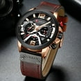 thumbnail image 4 of Curren Mens Watches New Luxury Leather Wristwatch For Man Waterproof Quartz Clock Male Brand Sport Chronograph Relogio Masculino - Quartz Wristwatches, 4 of 6