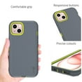 thumbnail image 4 of CoverON For Apple iPhone 15 Case, Military Grade Heavy Duty Full Body Rugged Phone Cover, Gray, 4 of 7