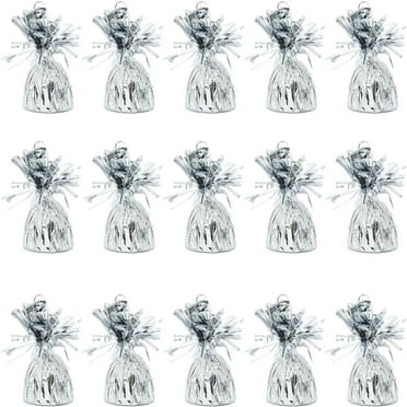 Silver Balloon Weights (15 Pack)
