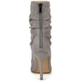 thumbnail image 4 of Journee Womens Markie Back Heel Zip Stiletto Booties, Widths Available, 4 of 10
